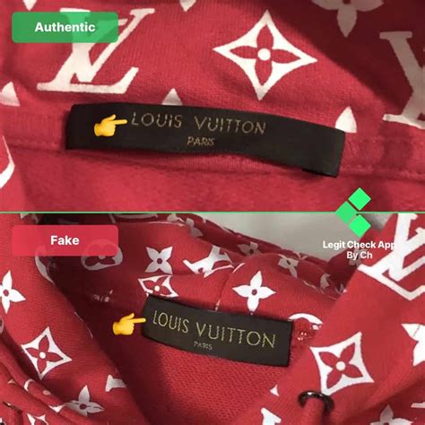 how to tell fake supreme lv hoodie|how to spot a fake supreme.